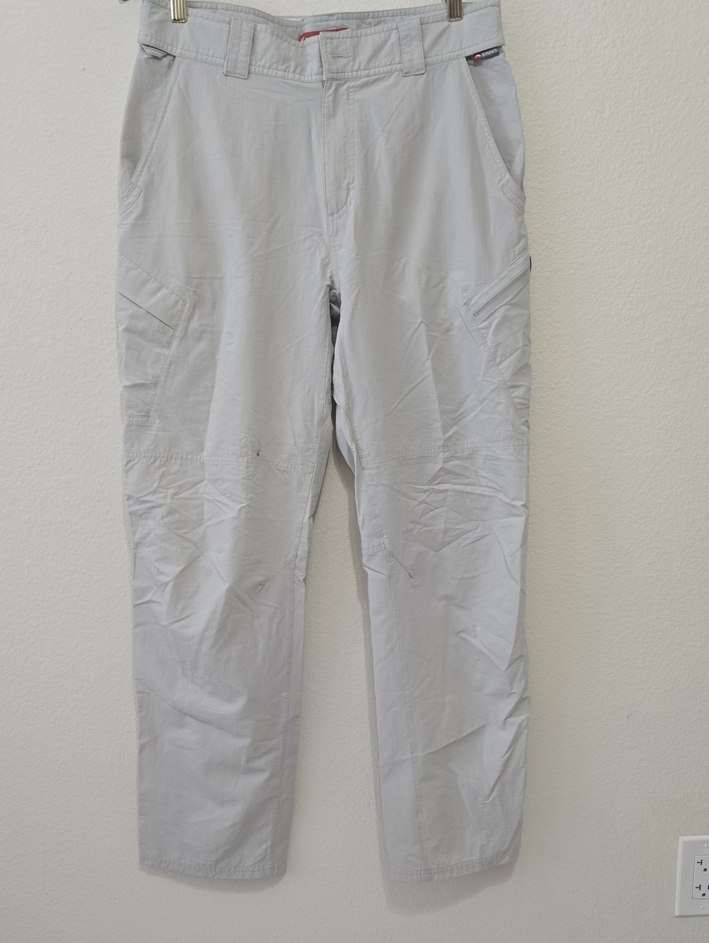 Simms Light Light gray Men's Cargo Fiahing  Pants M